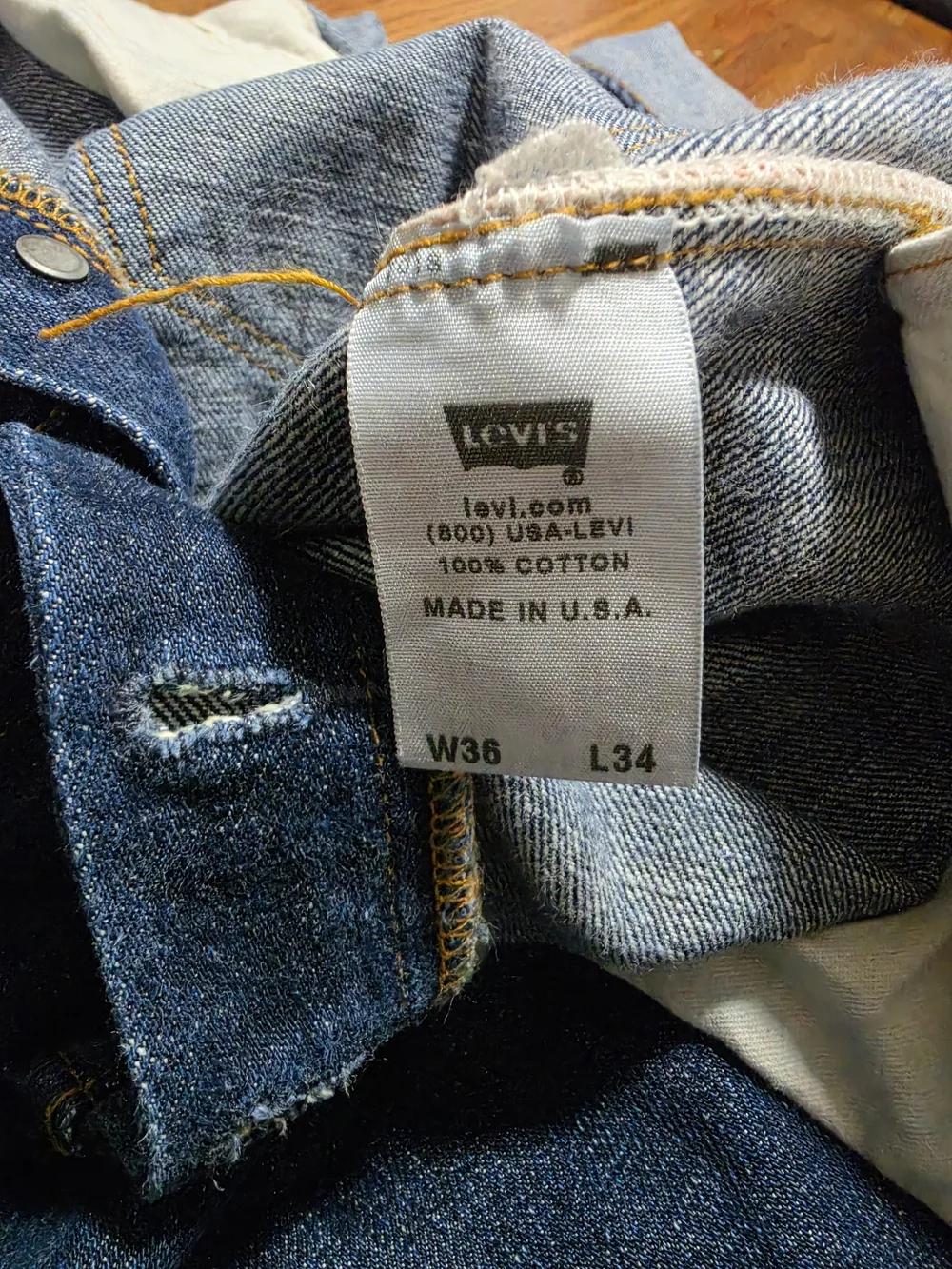 Levi's Men's Dark Blue Straight-Leg Jeans